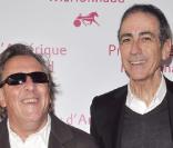 Gilbert Montagné et Alain Chamfort au Prix d'Amérique Marionnaud, le 25/01/09