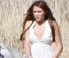 Miley Cyrus à Santa Clarita (Californie), sur le tournage de son prochain clip