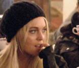 Lindsay Lohan, ici en compagnie d'Eduardo Costa, l'un des trois hommes avec lesquels elle a flirté au Nouvel An
