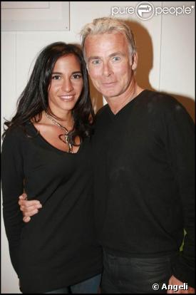 Franck Dubosc et sa compagne au dîner annuel de l'hôtel Guanahani. 28/01/09