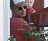 Liev Schreiber, complice avec son fils aîné Alexander 