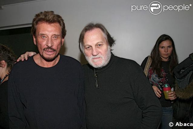 Jean-Jacques Debout et son ami Johnny Hallyday 