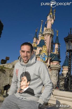 Franck Ribéry à Disneyland Paris
