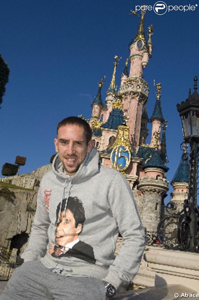 Franck Ribéry à Disneyland Paris