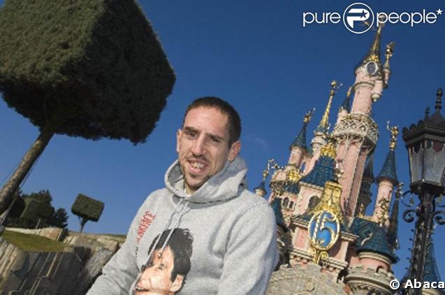 Franck Ribéry à Disneyland Paris