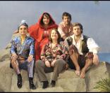 Marilou Berry, ici avec sa mère, Jacky Nercessian, David Rousseau et Lannick Gautry  