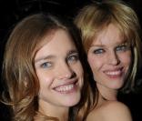 Natalia Vodianova et Eva Hezigova au défilé Etam