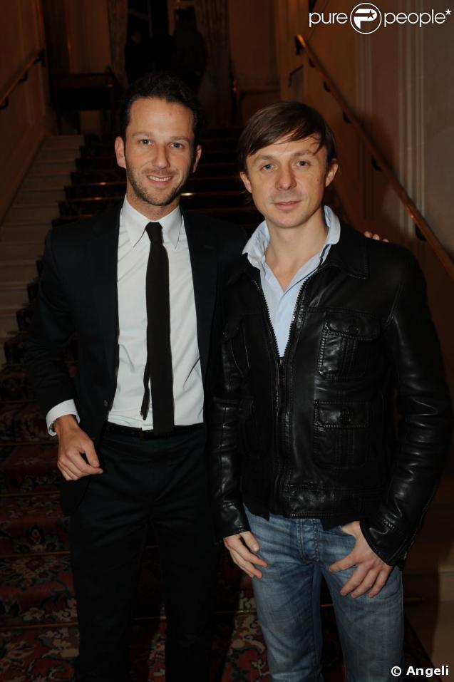 Laurent Milchior et Martin Solveig au défilé Etam