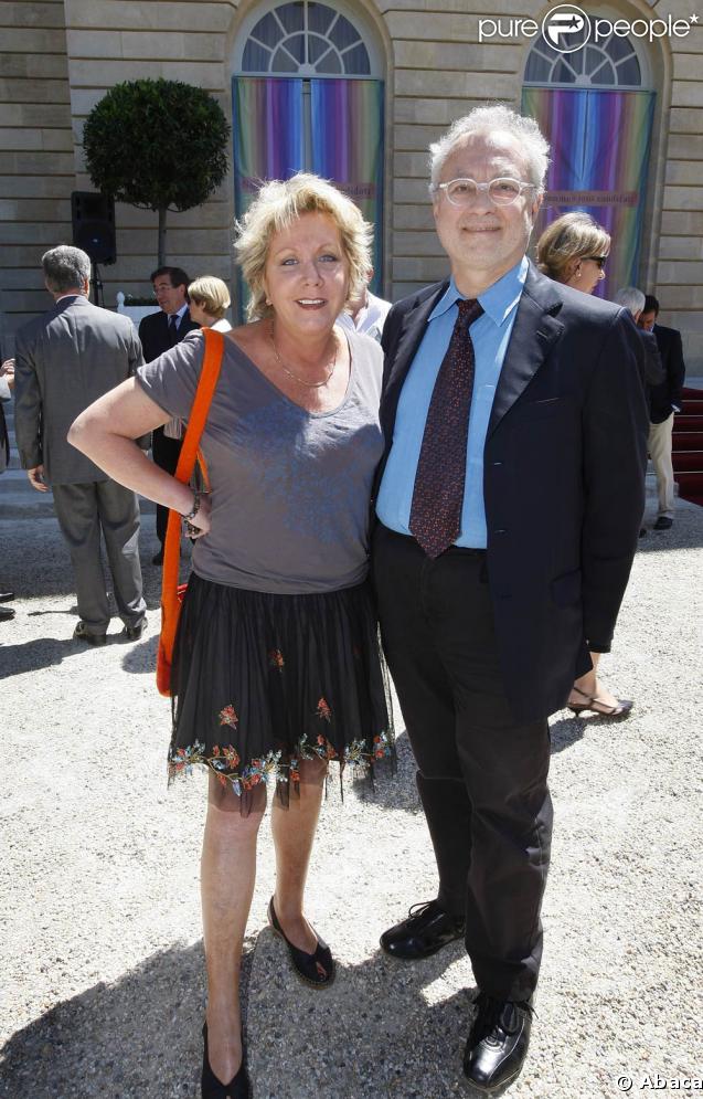 Françoise Laborde et son compagnon Jean-Claude.