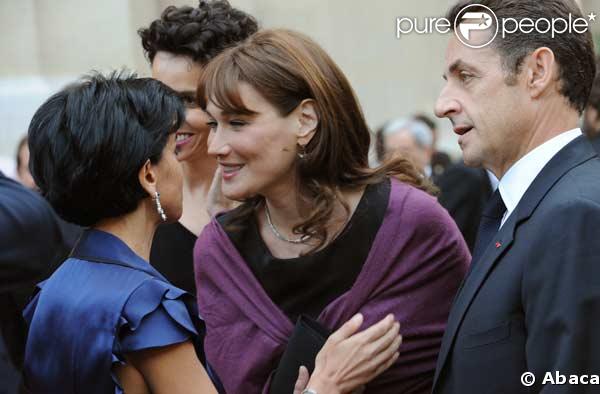 Carla Bruni et Rachida Dati