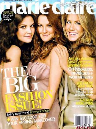 Jennifer Aniston, Ginnifer Goodwin et Drew Barrymore