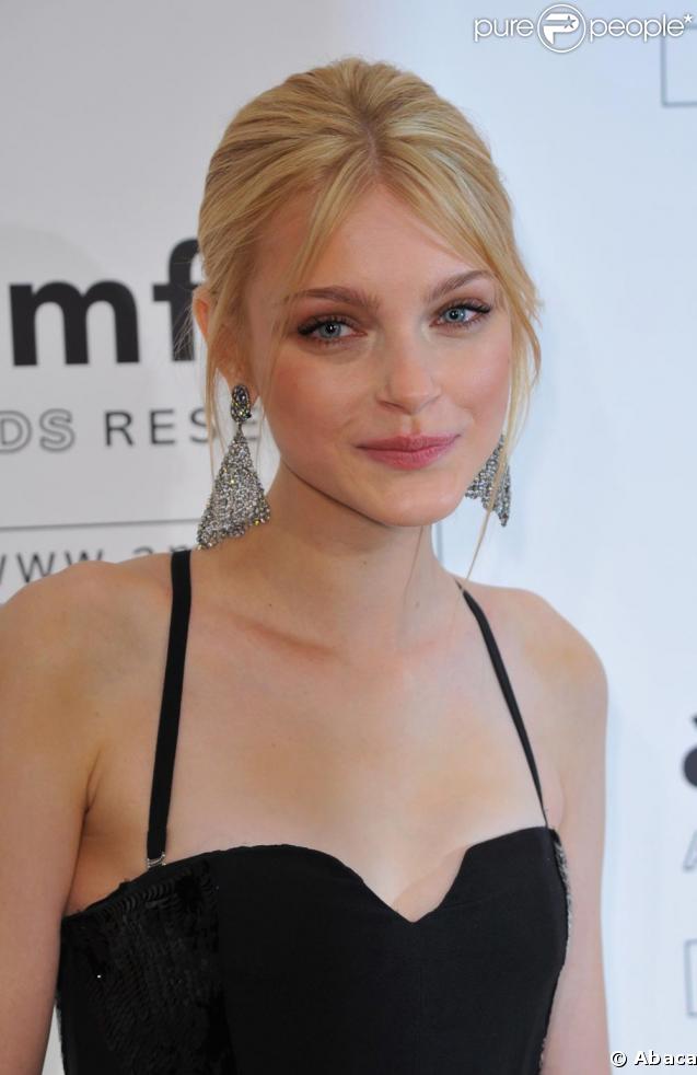 Jessica Stam à l'amfAR hier soir à New York