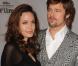 Brad Pitt et Angelina Jolie sont allés chez le même coiffeur puisqu"ils possèdent une couleur de cheveux parfaitement identique, ici à Santa Barbara en février 2008. 