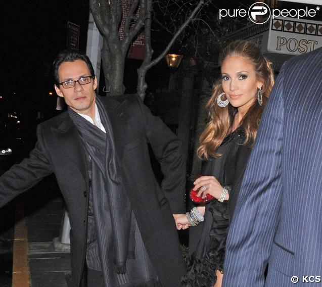 Marc Anthony et Jennifer Lopez vont ensuite dîner en amoureux 