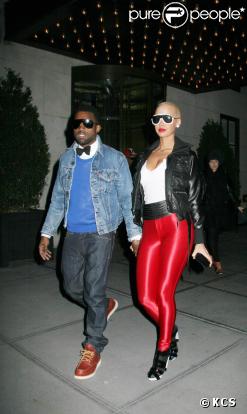 Kanye West et sa chérie Amber Rose