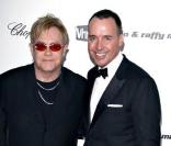 Elton John et David Furnish à la soirée organisée pour la Fondation Elton John AIDS. 22/01/09