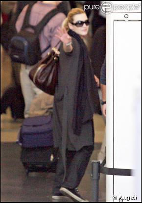 Kate Winslet à l'aéroport de Los Angeles