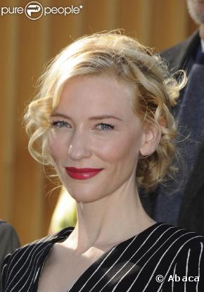 La comédienne australienne Cate Blanchett de 39 ans, récemment vue dans L'Etrange histoire de Benjamin Button