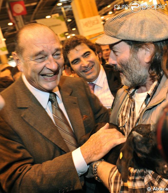 Jacques Chirac au salon de l'Agriculture 