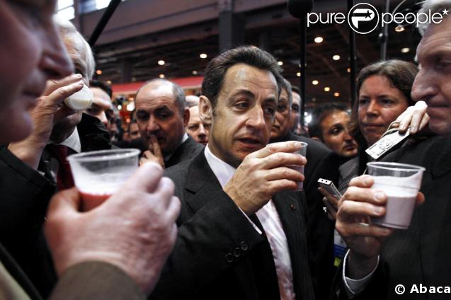 Nicolas Sarkozu au salon de l'Agriculture