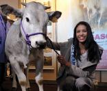 Chloé Mortaud au salon de l'Agriculture 