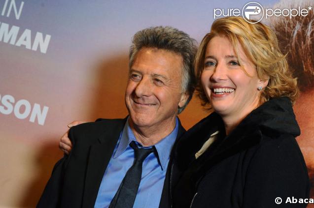 Dustin Hoffman et Emma Thompson pour la Première de 