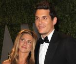 Jennifer Aniston et son chéri John Mayer pendant les Oscars