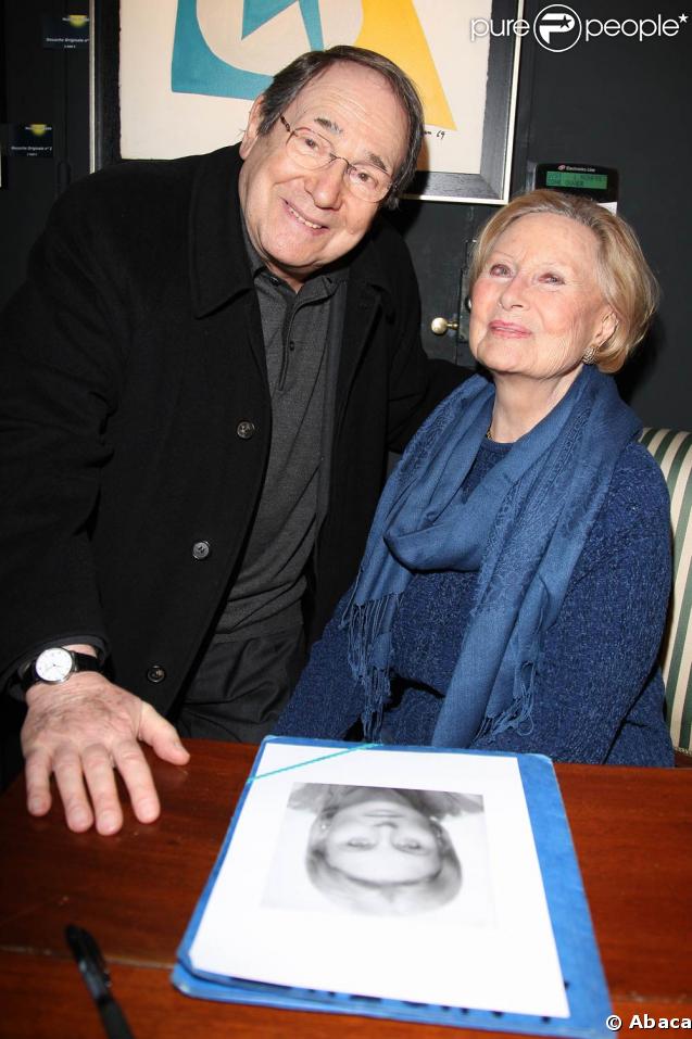 Robert Hossein et Michèle Morgan. 02/03/09