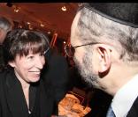 Fadela Amara et le grand rabbin Gilles Bernheim 