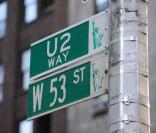 Le groupe U2 à sa propre rue à New York !