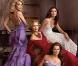 Carrie Underwood, Eva Longoria, Brooke Shields, Lauren Hutton, Anjelica Hutton pour Badgley Mischka