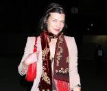 Milla Jovovich au défilé Nina Ricci. 05/03/09
