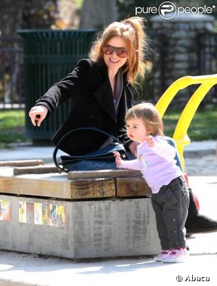 Isla Fisher et sa fille Olive