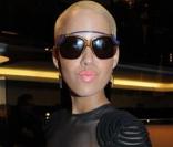 Amber Rose au défilé Sonia Rykiel, pour sa collection de prêt-à-porter automne/hiver 2009-2010, le 8 mars 2009, à Paris.
