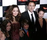 Lara Robinson, Rose Byrne, Chandler Canterbury, Nicolas Cage et Alice Kim, à l'AMC Loews Lincoln Square Theatre de New York, le 9 mars 2009, à l'occasion de l'avant-première de 