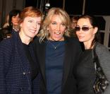 Karin Viard, Sophie Albou et Emmanuelle Béart au défilé Paul and Joe.