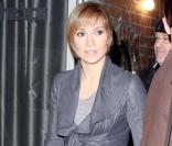 Jennifer Lopez à la sortie d'un studio d'enregistrement à New York le 11 mars. Un look simple, bravo !