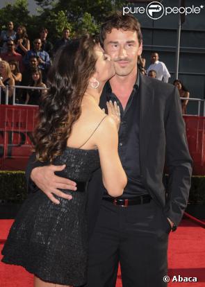 Adriana Lima avec Marko Jaric en juillet 2008 