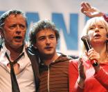 Renan Luce avec Renaud et Romane Serda en novembre 2007 