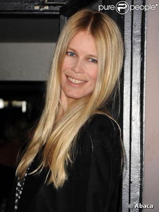 Claudia Schiffer à la soirée de lancement du Fashion Fringe 2009, à Londres