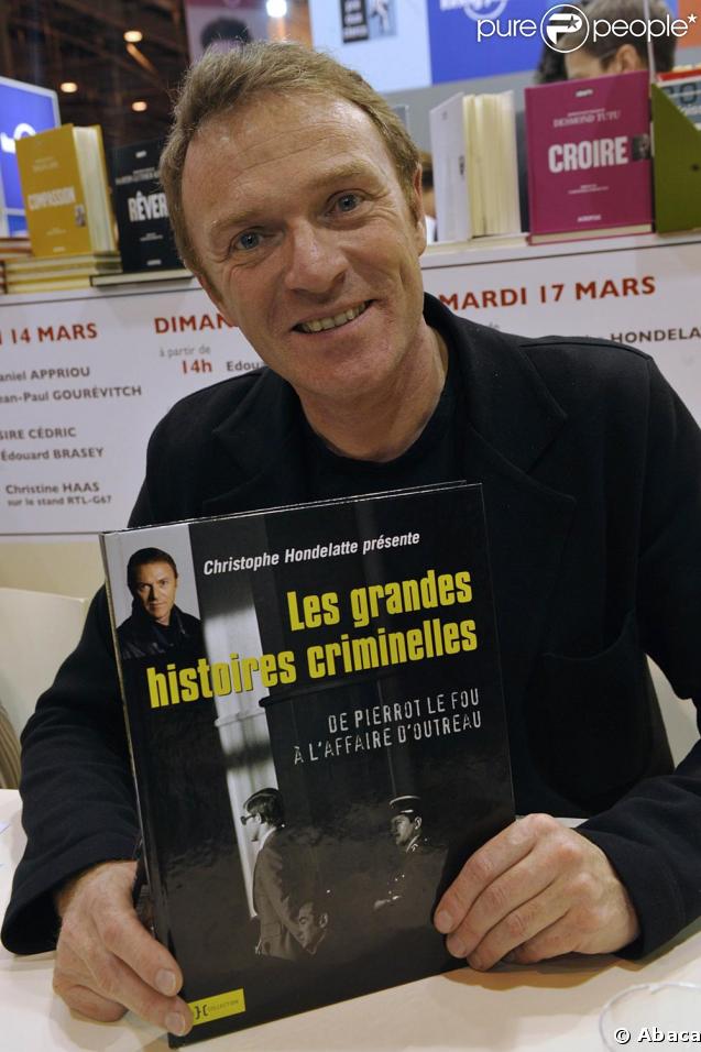 Christophe Hondelatte au Salon du Livre. 17/03/09