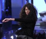Afef Jnifen sur le plateau de  Very Victoria . 17/03/09