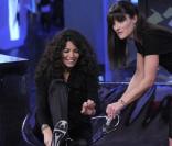 Afef Jnifen sur le plateau de  Very Victoria . 17/03/09