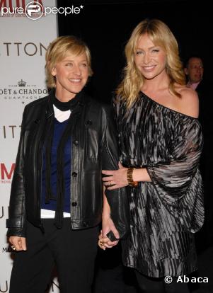 Ellen DeGeneres et Portia de Rossi
