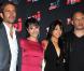 L"équipe de "Fast and Furious 4" : Paul Walker, Jordana Brewster, Michelle Rodriguez et Vin Diesel, au VIP Room Theatre, à l"occasion du quatrième anniversaire de NRJ 12, à Paris, le 18 mars 2009 !