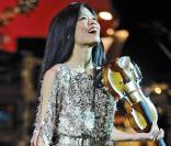 Vanessa-Mae en concert au Kremlin le 18 mars 2009