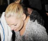 Kate Moss et Jamie Hince à la sortie du club Volstead à Londres le 19 mars 2009