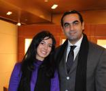 Hind Hariri et son futur mari Anas Karout.