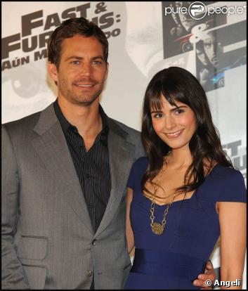 La très jolie Jordana Brewster et le joli Paul Walker, lors de la présentation de Fast and Furious 4, au Santo Mauro Hotel de Madrid, le 25 mars 2009 !