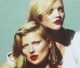 Campagne de pub Longchamp avec Kate Moss Et Sasha Pivovarova